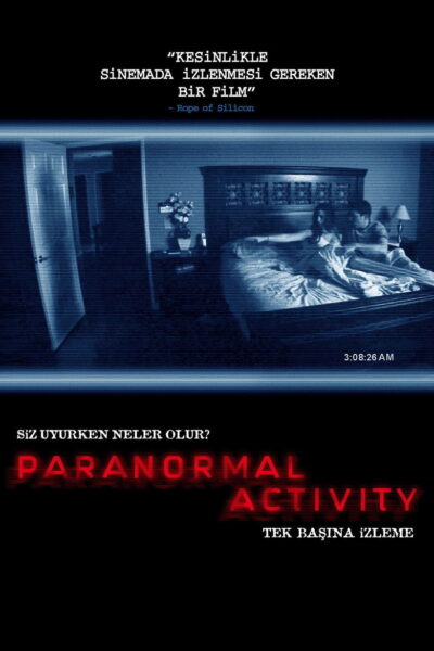 Paranormal Aktivite orijinal film afişi
